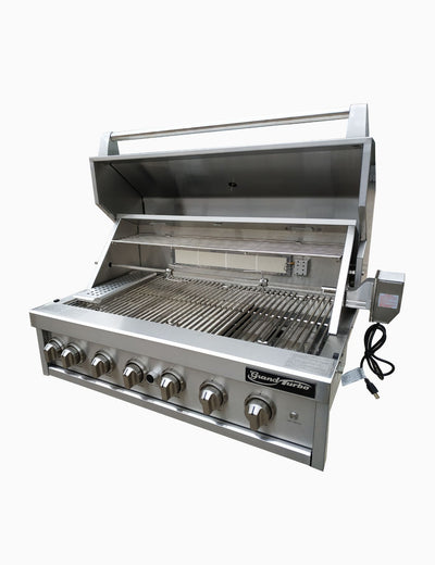 GrandTURBO 40 inch 6-Burner Gas Grill