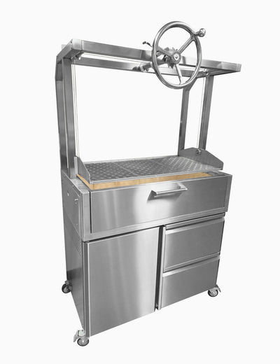 Turbo 39" Santa Maria Charcoal Grill