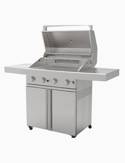 Turbo 32" Universal Grill Cart 4BRNCART